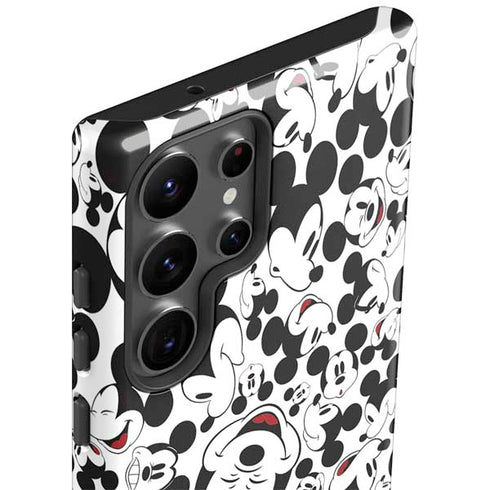 Disney Mickey Mouse Face Pattern Galaxy S23 Ultra Pro Case