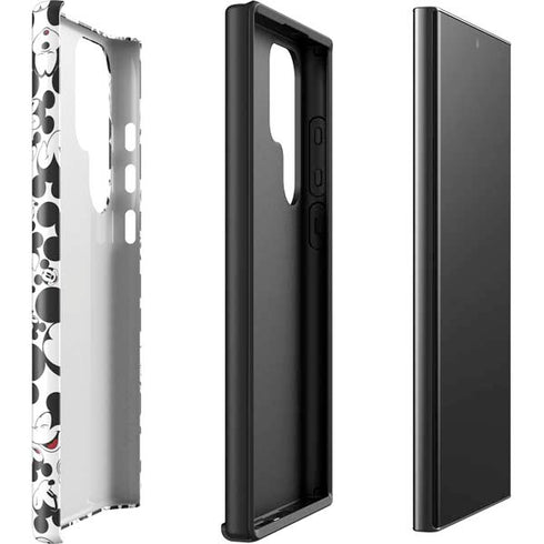 Disney Mickey Mouse Face Pattern Galaxy S23 Ultra Pro Case