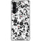 Disney Mickey Mouse Face Pattern Galaxy S24 FE Clear Case