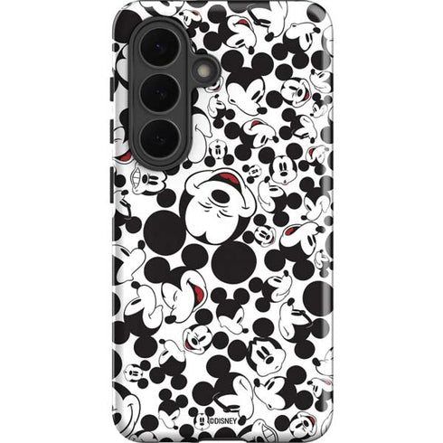 Disney Mickey Mouse Face Pattern Galaxy S26 Impact Case