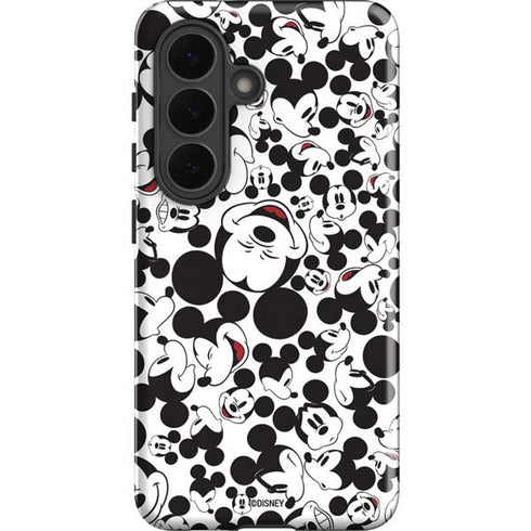 Disney Mickey Mouse Face Pattern Galaxy S26 Plus Impact Case