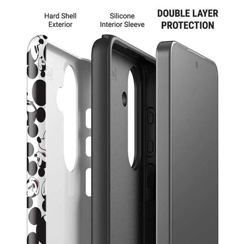 Disney Mickey Mouse Face Pattern Galaxy S26 Plus Impact Case