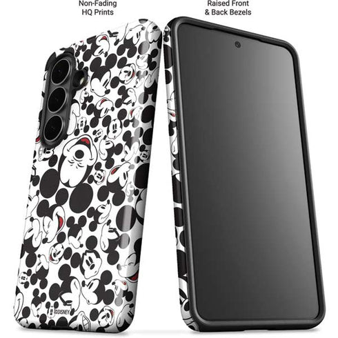 Disney Mickey Mouse Face Pattern Galaxy S26 Plus Impact Case