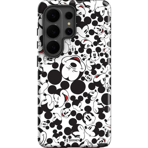 Disney Mickey Mouse Face Pattern Galaxy S26 Ultra Impact Case