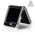 Disney Mickey Mouse Face Pattern Galaxy Z Flip6 Clear Case
