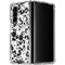 Disney Mickey Mouse Face Pattern Galaxy Z Fold4 5G Clear Case