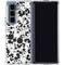 Disney Mickey Mouse Face Pattern Galaxy Z Fold5 5G Clear Case