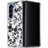 Disney Mickey Mouse Face Pattern Galaxy Z Fold5 5G Clear Case