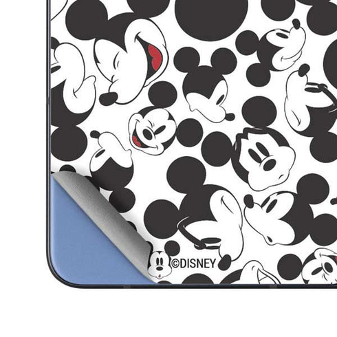 Disney Mickey Mouse Face Pattern Galaxy Z Fold5 5G Skin