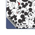 Disney Mickey Mouse Face Pattern Galaxy Z Fold6 Skin