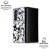 Disney Mickey Mouse Face Pattern Galaxy Z Fold7 Clear Case
