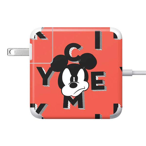 Disney Mickey Mouse Grumpy Face 85W Power Adapter (15 and 17 inch MacBook Pro Charger) Skin