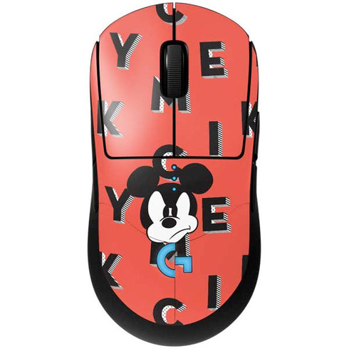 Disney Mickey Mouse Grumpy Face G Pro Wireless Gaming Mouse Skin