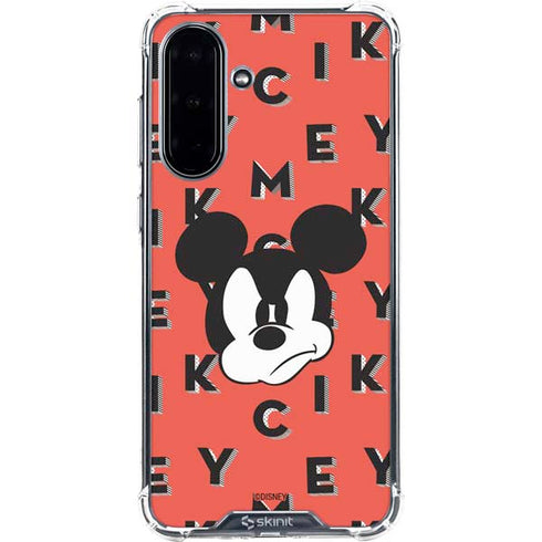 Disney Mickey Mouse Grumpy Face Galaxy A36 5G Clear Case