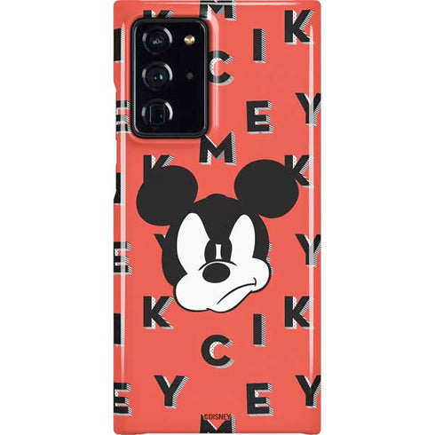 Disney Mickey Mouse Grumpy Face Galaxy Cases