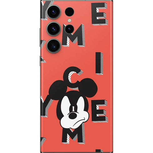 Disney Mickey Mouse Grumpy Face Galaxy Skins