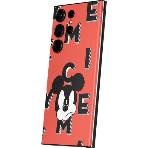 Disney Mickey Mouse Grumpy Face Galaxy Skins
