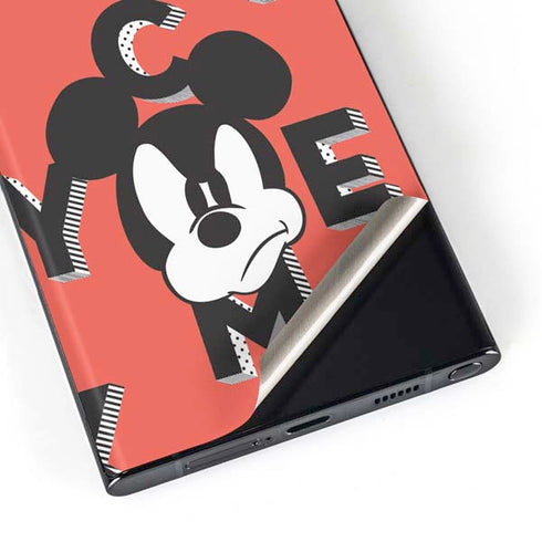 Disney Mickey Mouse Grumpy Face Galaxy Skins