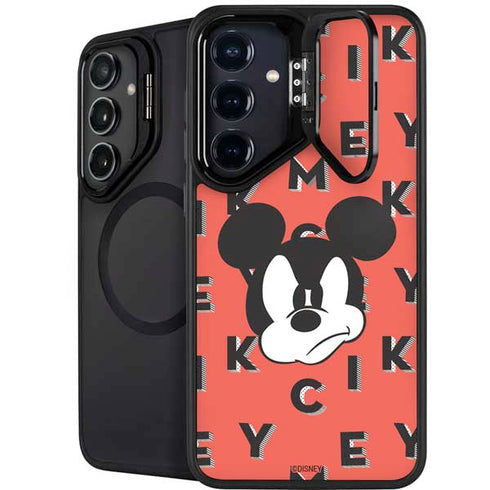 Disney Mickey Mouse Grumpy Face Galaxy S25 Plus Kickstand Case