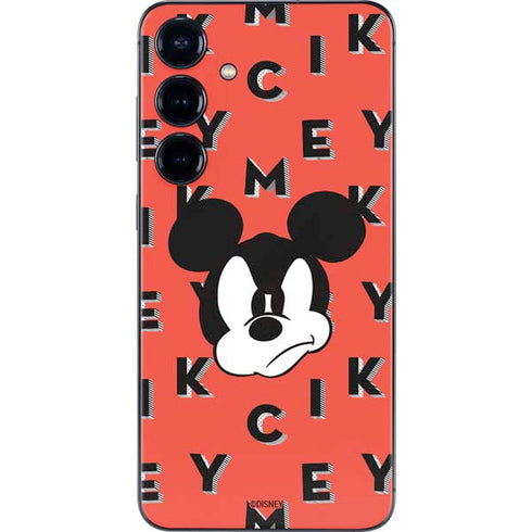 Disney Mickey Mouse Grumpy Face Galaxy S24 Plus Skin