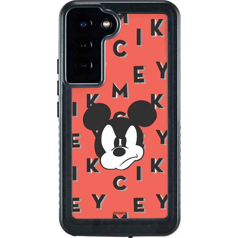 Disney Mickey Mouse Grumpy Face Galaxy S24 Plus Waterproof Case