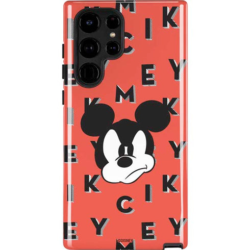 Disney Mickey Mouse Grumpy Face Galaxy Cases