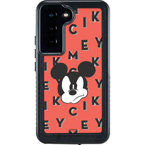 Disney Mickey Mouse Grumpy Face Galaxy S24 Waterproof Case