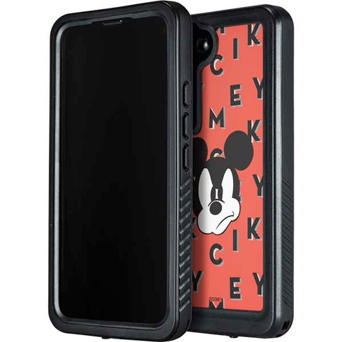 Disney Mickey Mouse Grumpy Face Galaxy S24 Waterproof Case