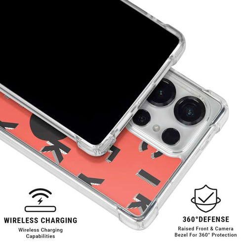 Disney Mickey Mouse Grumpy Face Galaxy S25 Ultra Clear Case