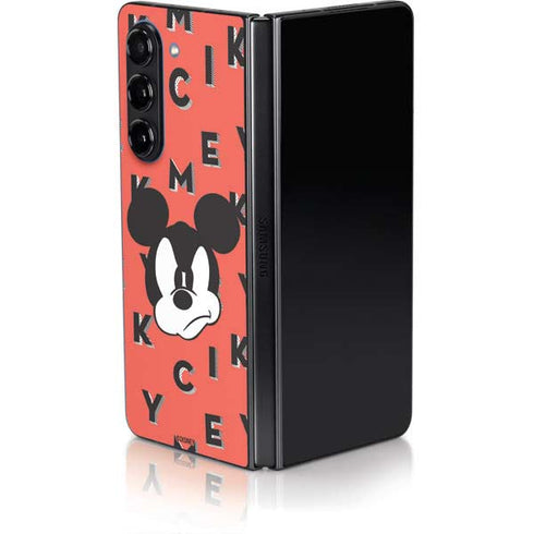 Disney Mickey Mouse Grumpy Face Galaxy Z Fold5 5G Skin