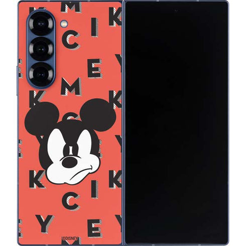 Disney Mickey Mouse Grumpy Face Galaxy Z Fold6 Skin