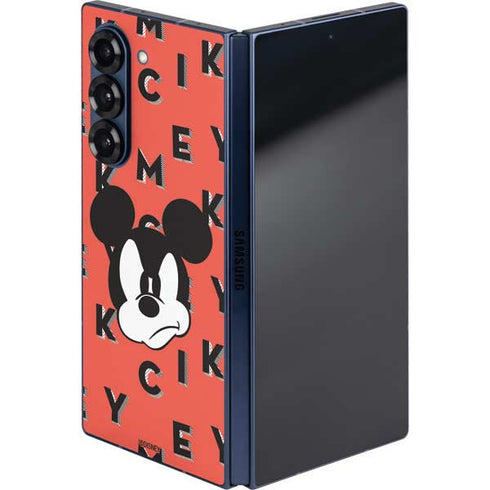 Disney Mickey Mouse Grumpy Face Galaxy Z Fold6 Skin
