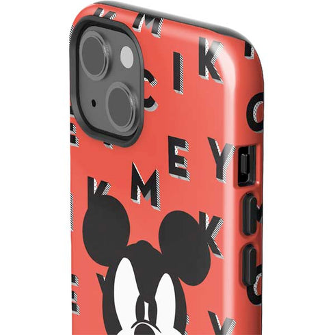Disney Mickey Mouse Grumpy Face iPhone 15 Impact Case