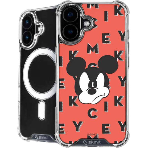 Disney Mickey Mouse Grumpy Face iPhone 16 MagSafe Case