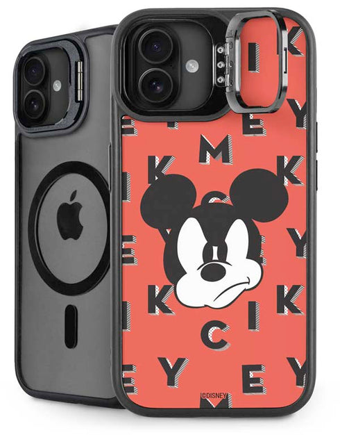 Disney Mickey Mouse Grumpy Face iPhone 16 Plus Kickstand Case