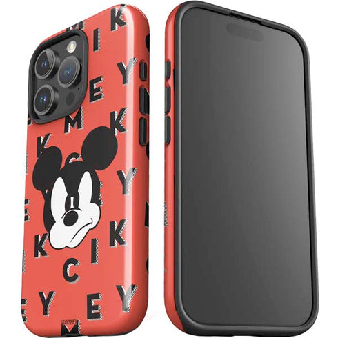 Disney Mickey Mouse Grumpy Face iPhone 16 Pro Max Impact Case