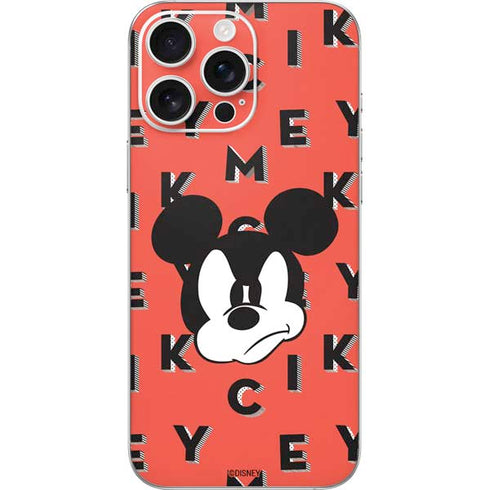 Disney Mickey Mouse Grumpy Face iPhone 16 Pro Max Skin