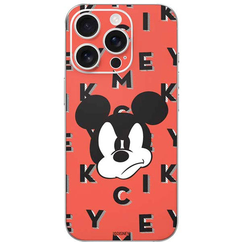 Disney Mickey Mouse Grumpy Face iPhone 16 Pro Skin