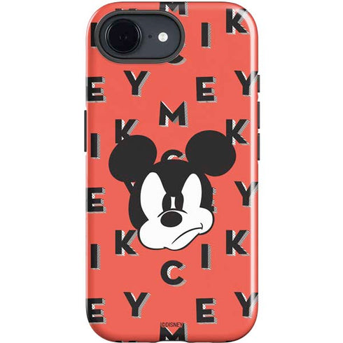 Disney Mickey Mouse Grumpy Face iPhone 16e Impact Case