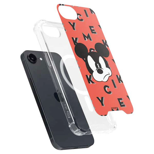 Disney Mickey Mouse Grumpy Face iPhone 16e MagSafe Case