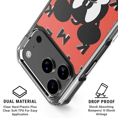 Disney Mickey Mouse Grumpy Face iPhone 18 Pro Clear Case