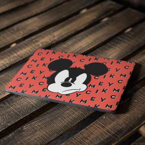 Disney Mickey Mouse Grumpy Face Apple MacBook Air Skin