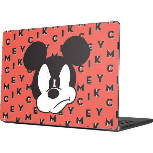 Disney Mickey Mouse Grumpy Face Apple MacBook Pro 14-inch Skin