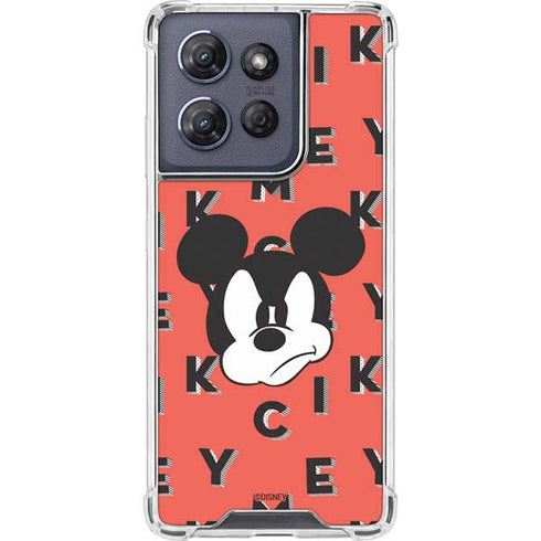 Disney Mickey Mouse Grumpy Face Moto G 5G (2025) Clear Case