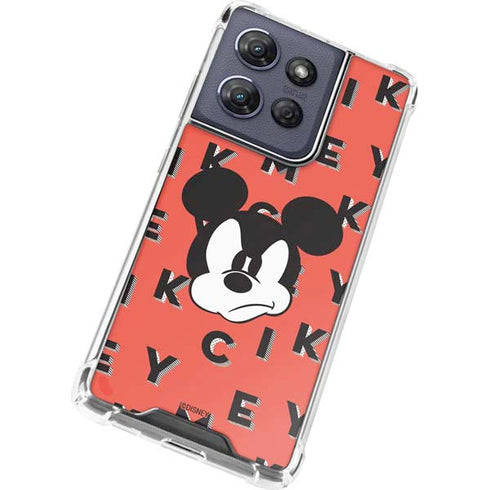 Disney Mickey Mouse Grumpy Face Moto G 5G (2025) Clear Case