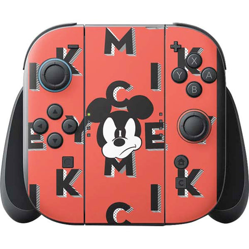 Disney Mickey Mouse Grumpy Face Nintendo Switch 2 (2025) with Joy-Con Skin