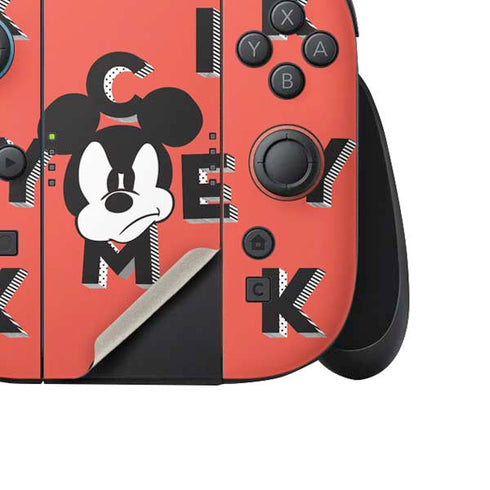 Disney Mickey Mouse Grumpy Face Nintendo Switch 2 (2025) Joy-Con Controller Skin