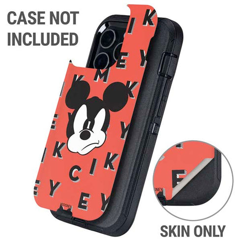 Disney Mickey Mouse Grumpy Face Otterbox Defender iPhone Skin
