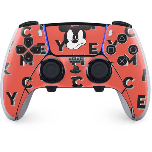 Disney Mickey Mouse Grumpy Face PS5 DualSense Edge Pro Controller Skin