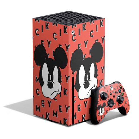 Disney Mickey Mouse Grumpy Face Xbox Series X Skins
